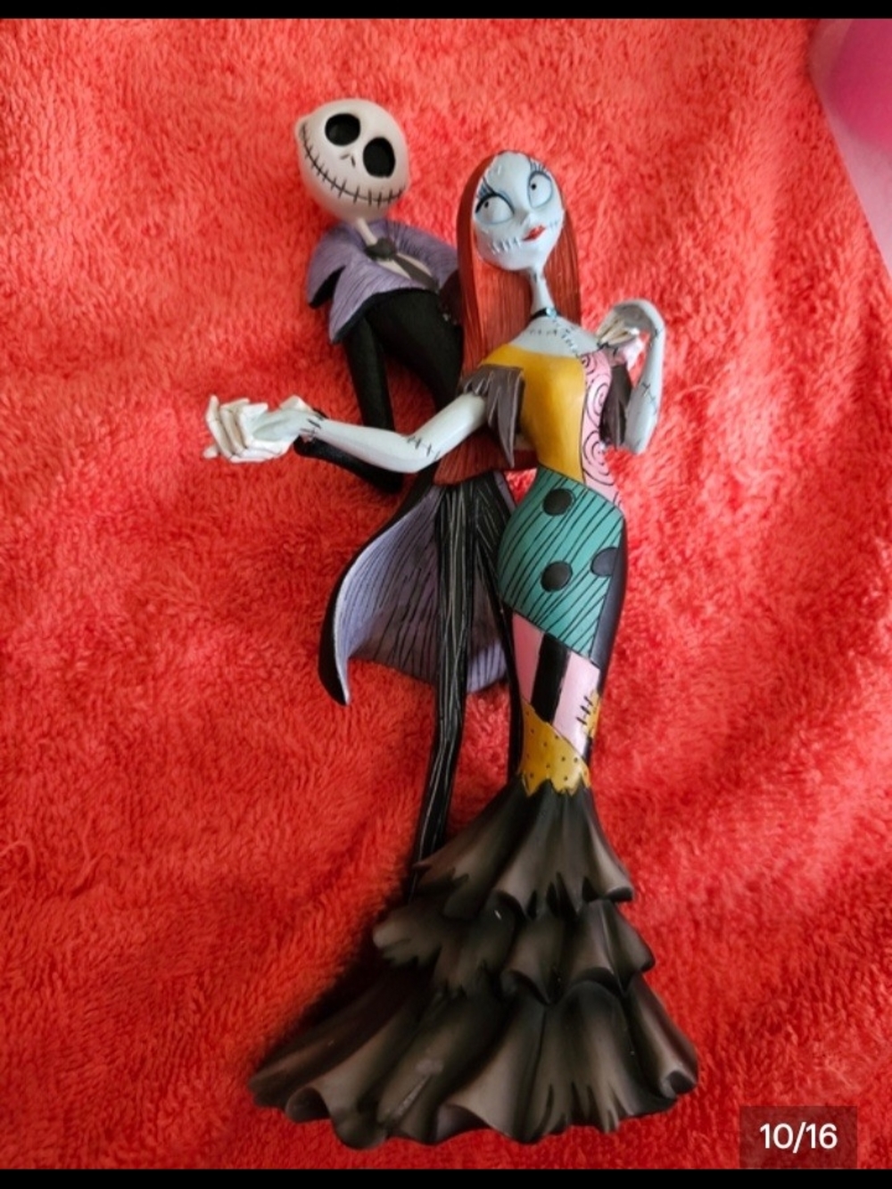 Nightmare Before Christmas Jack & Sally Figurine - Multicolor NWOT Retail $171.9